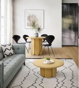 Blagovaonski stol u hrastovom dekoru Woodman Soft, ø 98 cm