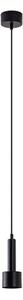 Zambelis LED viseća svjetiljka 22177, crna, Ø 7 cm, metal, Crno, Dnevni boravak/blagovaonica, Metal