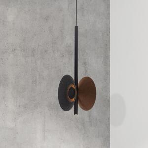 Zambelis LED viseća svjetiljka 23176, smeđa, Ø 19 cm, metal, Smeđa / hrđa, Dnevni boravak/blagovaonica, Metal