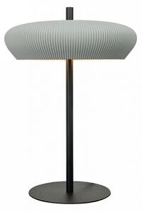 Zambelis Stolna lampa 2594, siva/crna, visina 41 cm, keramika/metal, G9, Sivo, Dnevni boravak/blagovaonica, Gips / glina