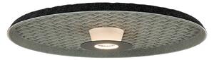 Zambelis LED stropna svjetiljka 25177, siva/crna, Ø 45 cm, metal, Sivo, Dnevni boravak/blagovaonica, Metal