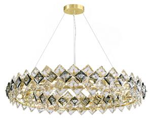 Kristalna viseća svjetiljka SWE094-CP 60cm Gold