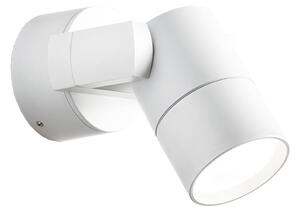 Viokef Vanjski zidni reflektor Skiros, IP55, bijeli, prigušiva, Bijela, Metal