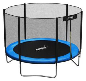 Vrtni trampolin za djecu sa zaštitnom mrežom i ljestvama 2,4 m - Ø 252 cm