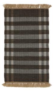 Crni obostrani/ručno rađen tepih 60x90 cm Barani – Kave Home