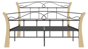 Okvir za krevet crni metalni 120 x 200 cm