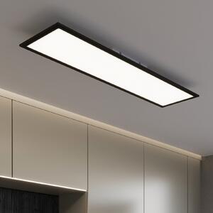 Briloner LED panel Piatto CCT daljinski upravljač 100x25 crni, prigušiva, Crno, Dnevni boravak/blagovaonica, Metal
