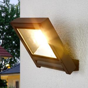 Lucande LED vanjski reflektor Maica, antracit, zakretni, IP65, Crno, Aluminij, Zidni reflektor