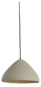 Svijetlo siva viseća svjetiljka ø 32 cm Elimo – Light & Living