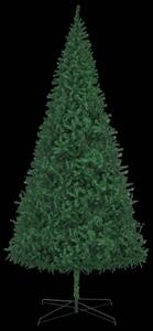 VidaXL Umjetno osvijetljeno božićno drvce 400 cm zeleno