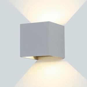ZIDNA svjetiljka SIVA 6W IP54 - Neutralno bijela