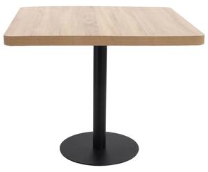Bistro stol svjetlosmeđi 80 x 80 cm MDF