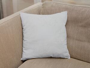 Ukrasna navlaka za jastuk LEAFY LACE 40x40 cm, bijela