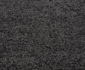 VidaXL Čupavi tepih s visokim vlaknima antracit 120x170 cm