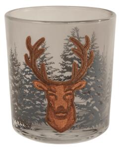 Svečnjak za čajne svijeće FOREST DEER 8 cm