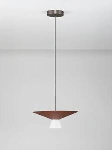 Tanka cilindrična LED visilica Nova Luce Baris (Triac dimabilna), 9W, smeđa NL9009318