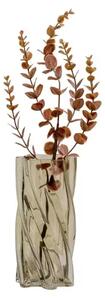 House Nordic mat zelena staklena vaza Ø12,5 × 25 cm – elegantna dekoracija