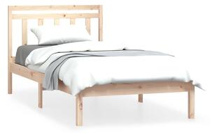VidaXL Okvir za krevet od masivne borovine 90 x 200 cm