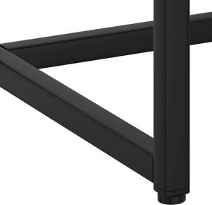 Konzolni stol crni 72 x 35 x 75 cm čelični