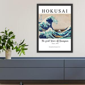 Plakat 35x45 cm Hokusai - Wallity