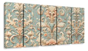 5-dijelna slika vintage ornamenti