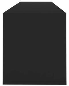 TV ormarić crni 120 x 30 x 40,5 cm od iverice