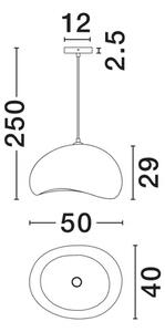 AERE VISILICA SMEĐA LED E27 1x12W 100-240V IP20 NL9002674