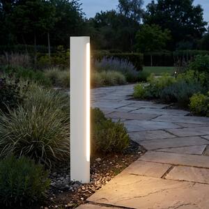 Lucande Celiora LED svjetlo za stazu, visina 80 cm, sivo, IP65, Sivo, Aluminij