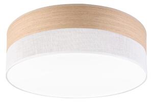LED Stropna svjetiljka SIRJA WOOD LED/36W/230V pr. 45 cm bijela/hrast