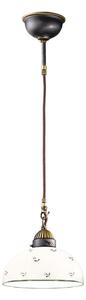 Kolarz 731.30.20 - Luster na sajli NONNA 1xE27/75W/230V pr. 20 cm zelena
