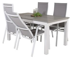 Set stola i stolica Dallas 2267Tekstil, Metal