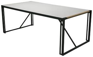 Vrtni stol Dallas 280973x100cm, Tikovina, Crna, Metal