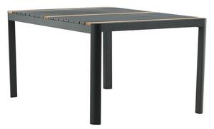 Vrtni stol Dallas 282875x90cm, Crna, Smeđa, Metal