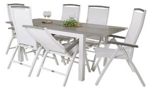 Stol i stolice set Dallas 2260Tekstil, Metal