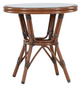 Vrtni stolić za kavu Dallas 439160cm, Smeđa, Metal