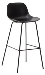 Crna barska stolica (visine sjedala 74 cm) Altea – Kave Home