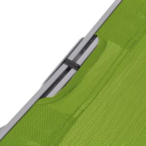 Sklopive ležaljke za sunčanje od tekstilena 2 kom zelene