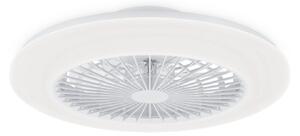 Philips Amigo LED stropni ventilator, bijeli, 58 cm, CCT, DC, prigušiva, Bijela, Dnevni boravak/blagovaonica, Plastika