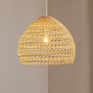 Nowodvorski Lighting BOHO viseća svjetiljka, Ø 60 cm, prirodno smeđa, ratan, E27, prigušiva, Drvo, Dnevni boravak/blagovaonica, Drvo