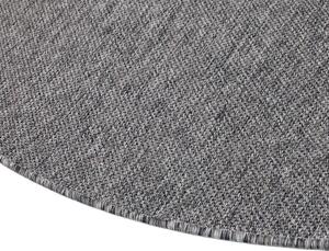 Sivi okrugli vanjski tepih ø 160 cm Vagabond™ - Narma