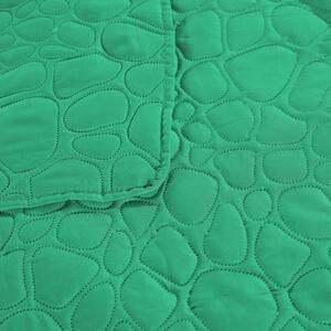Svijetlo zeleni prekrivač s uzorkom STONE Dimenzije: 220 x 240 cm