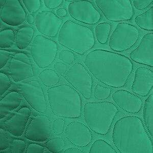 Svijetlo zeleni prekrivač s uzorkom STONE Dimenzije: 220 x 240 cm