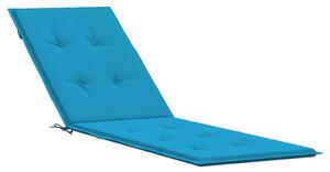 VidaXL Jastuk za ležaljku plavi (75 + 105) x 50 x 3 cm