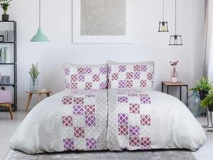 Posteljina od mikrosatena VELLARI, svijetlosiva Dimenzije posteljine: 70 x 90 cm | 140 x 200 cm
