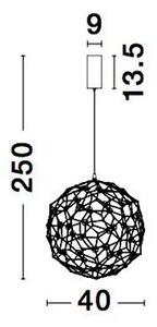 SOLE VISILICA LED 21W/3000K/2403lm/IP20/ZLATNA NL9186002
