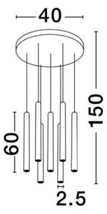 ULTRATHIN VISILICA LED 7x3 WattW/3000K/1260lm/IP20/BIJELA NL9184023