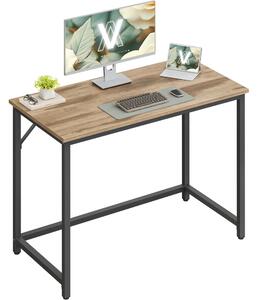 Uredski stol DAVE, 100x50x75 cm, camel smeđa/crna Vasagle