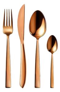Pribor za jelo od nehrđajućeg čelika u mjedenoj boji 24 kom Copper - Orion
