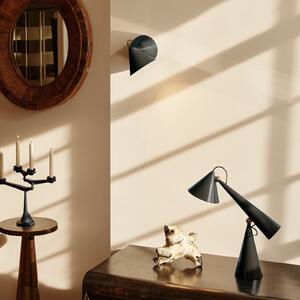 Tom Dixon LED zidna svjetiljka Pose, zelena, 21 cm, plastika, prigušiva, Zelena, Dnevni boravak/blagovaonica, Metal, Zid okrugli
