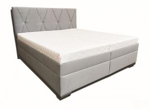 Zondo.hr Bračni krevet 160 cm Klissa (svijetlosiva) (s opružnim madracem) (bez podnice). Akcija -8%. 1052033